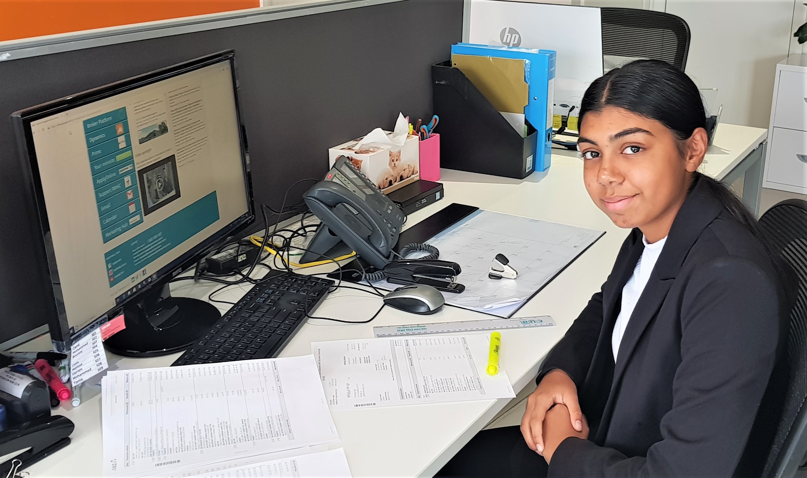 Siddhika learns the intricacies of business at Mortgage Choice