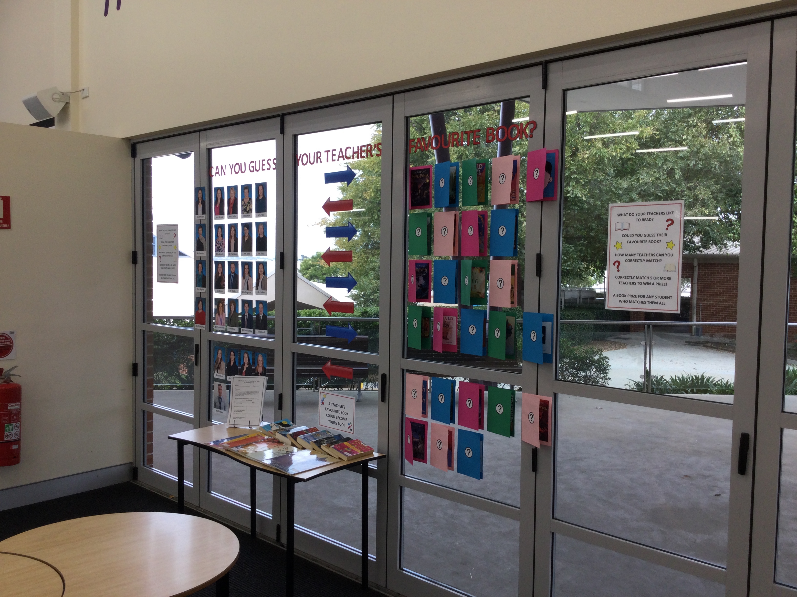 Can you guess your teachers favourite book? - Library Display