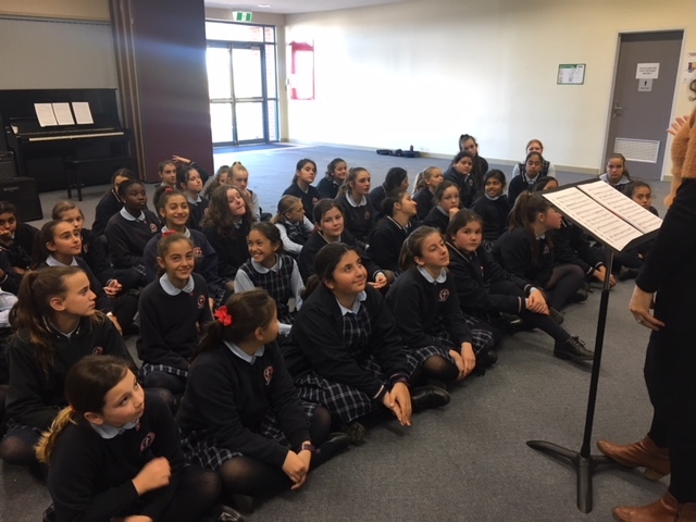 Year 6 Girls Singing