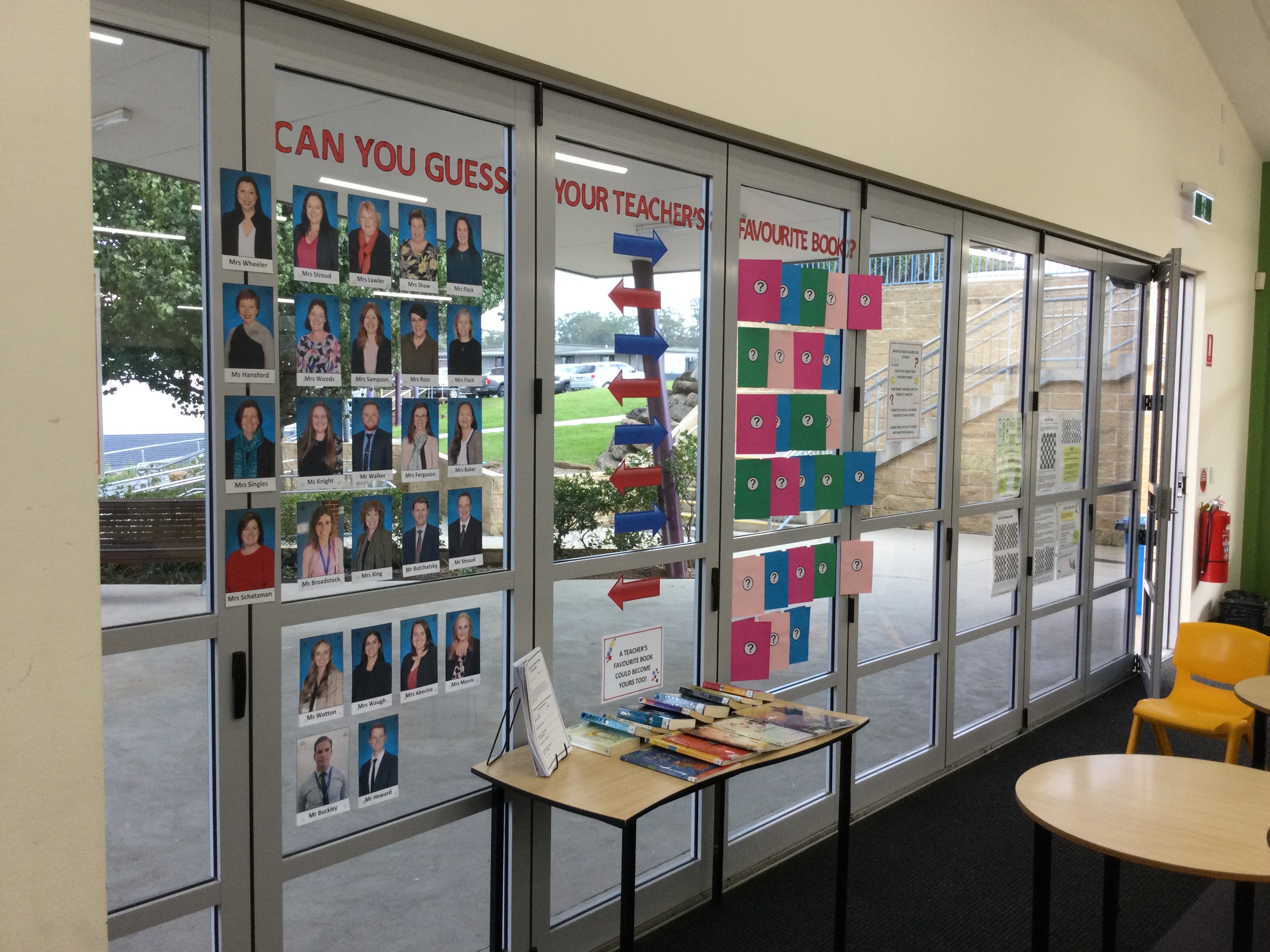 Can you guess your teachers favourite book? - Library Display