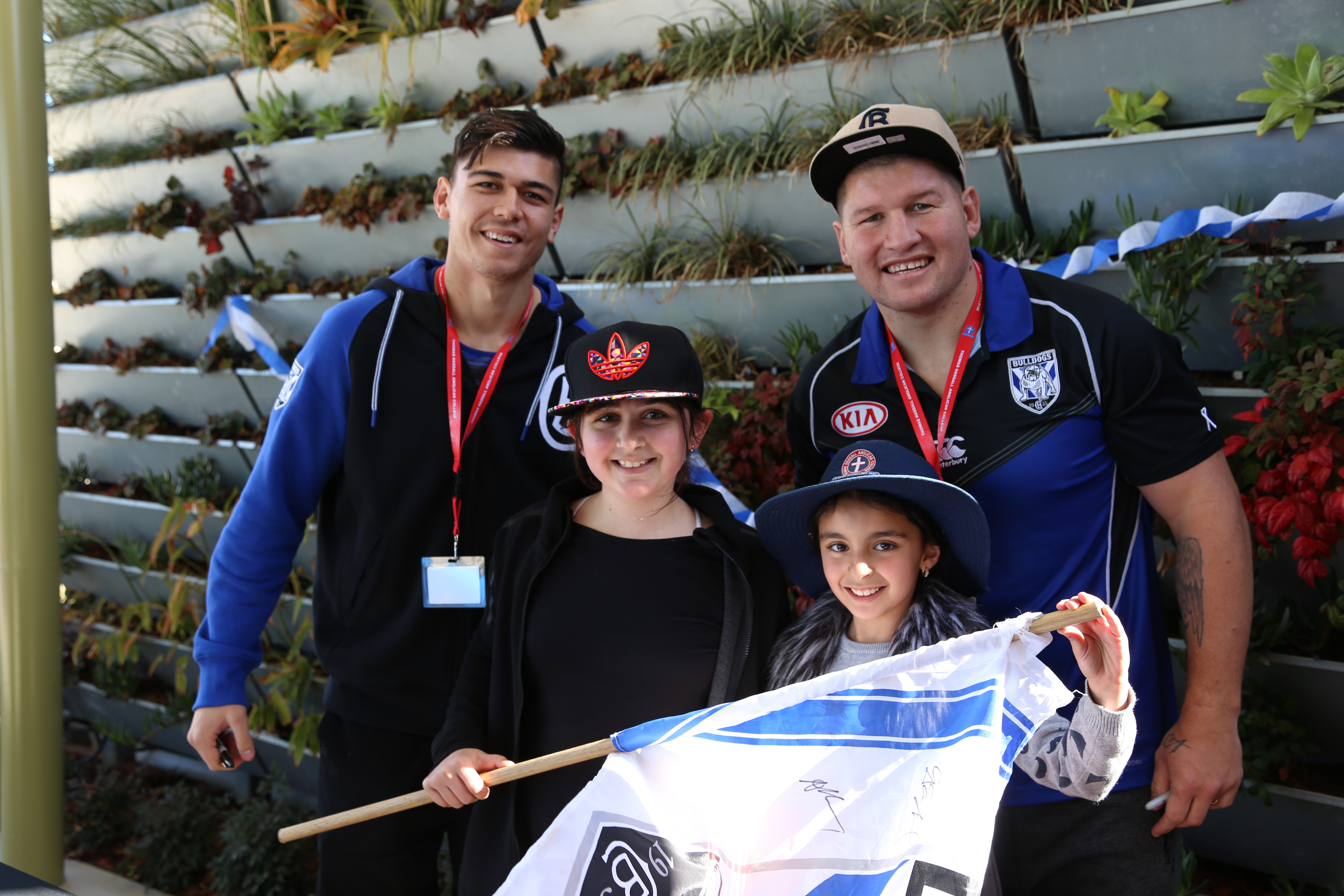 Dads Day in the canteen, MRK, Dads, Cantebury Bulldogs, Bulldogs, fan, Brad Eastwood, Brad Abbey