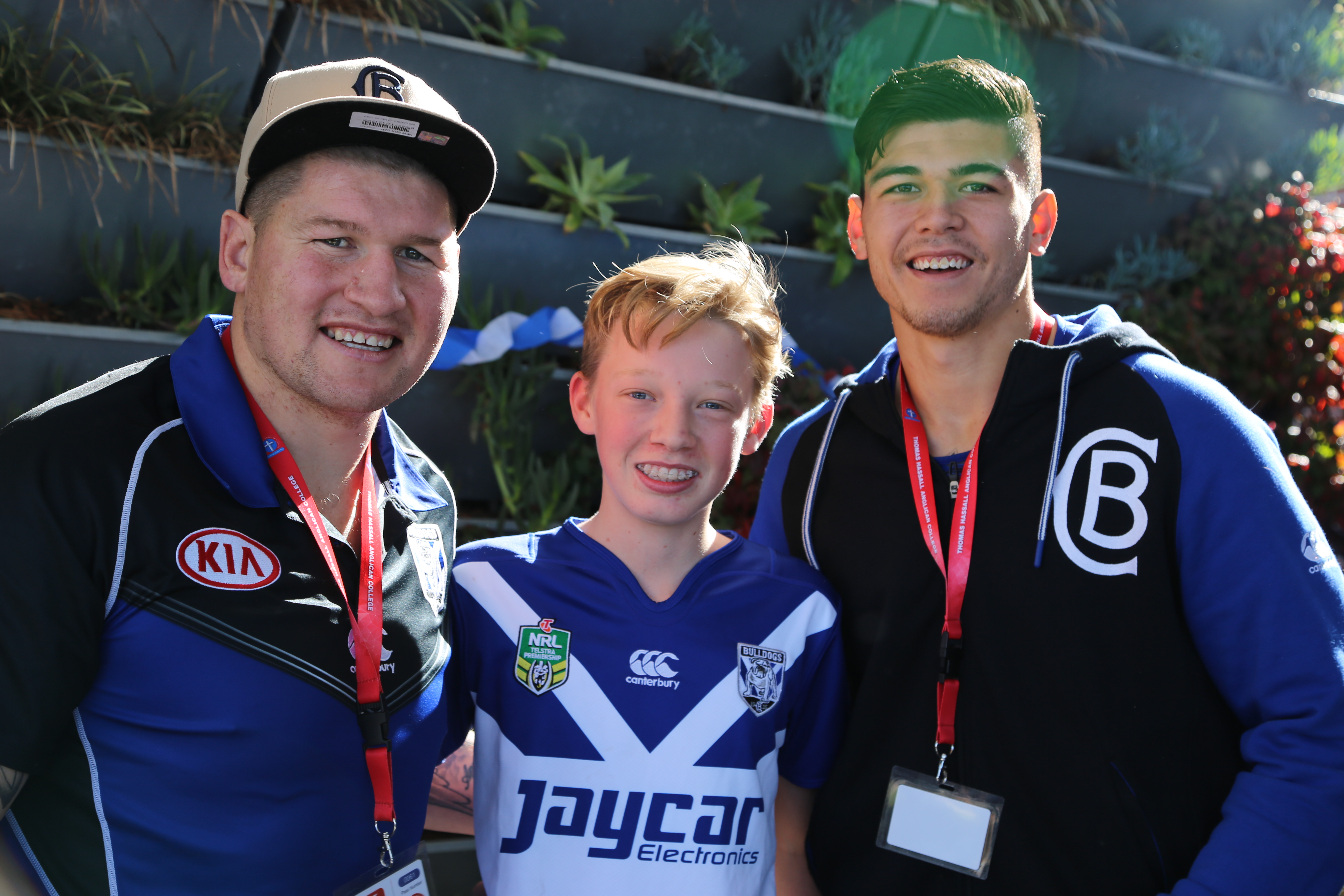 Dads Day in the canteen, MRK, Dads, Cantebury Bulldogs, Bulldogs, fan, Brad Eastwood, Brad Abbey