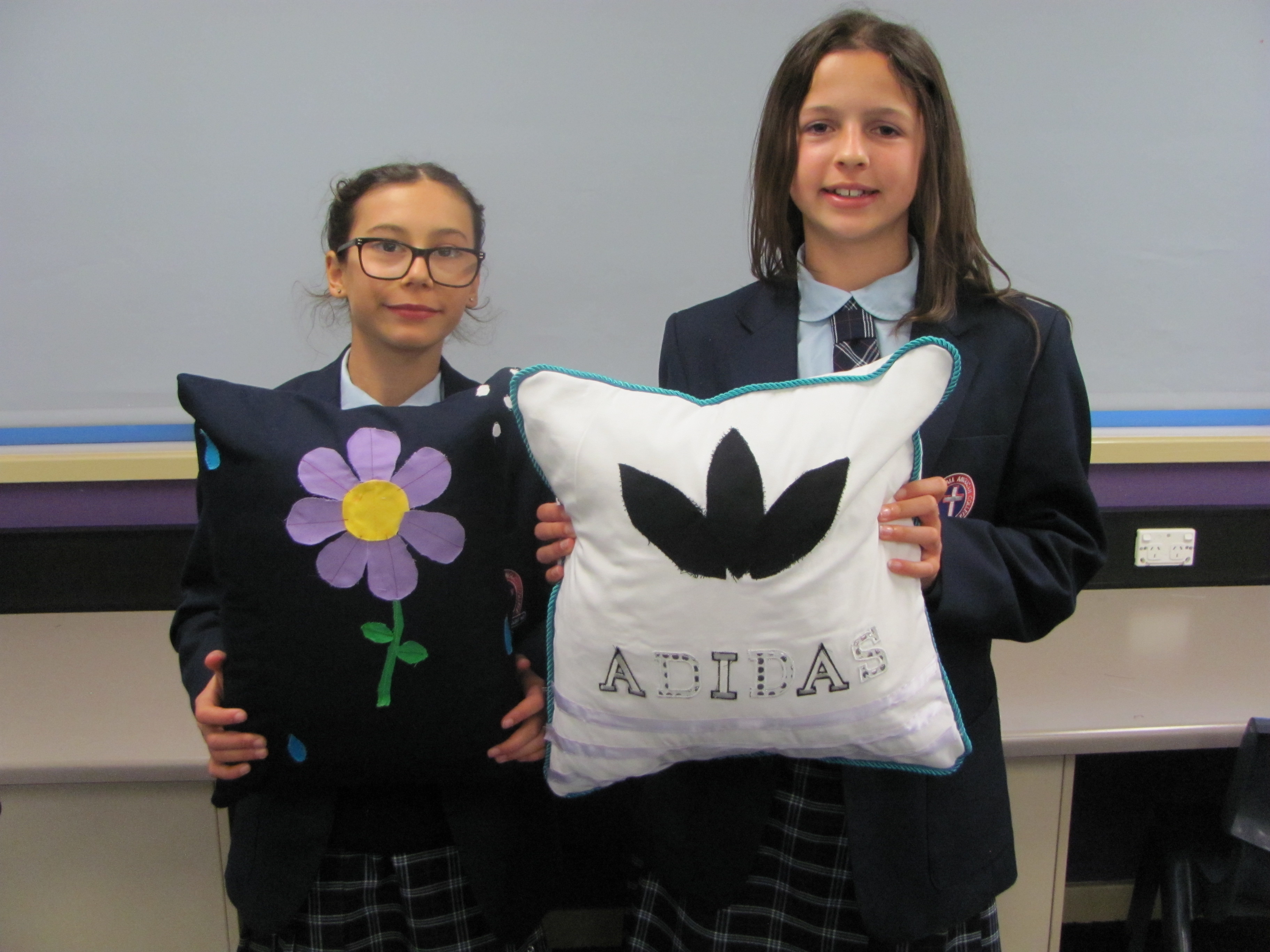 Gabriella and Emilia Textile Technology Cushion