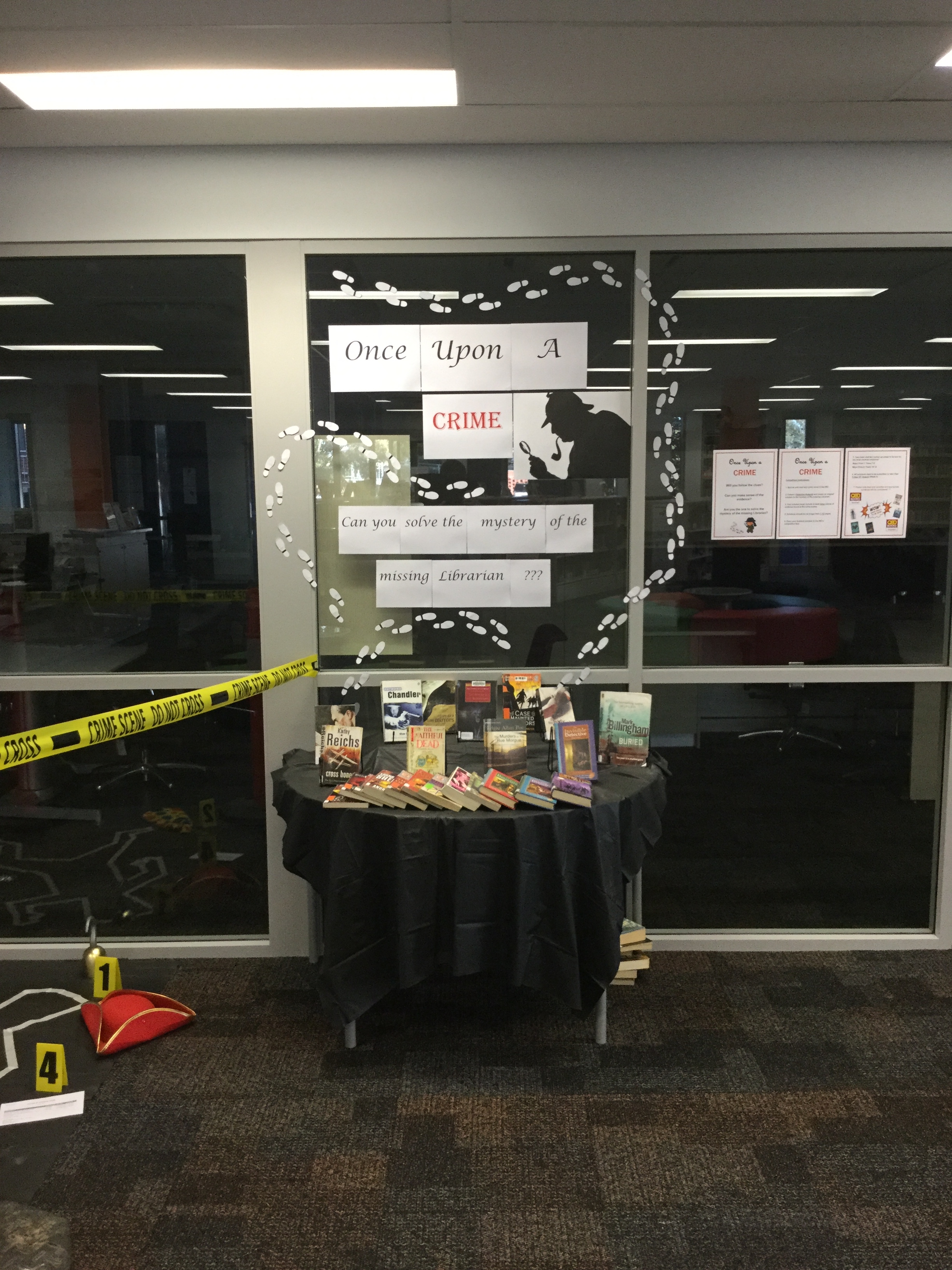 Once Upon a Crime Display