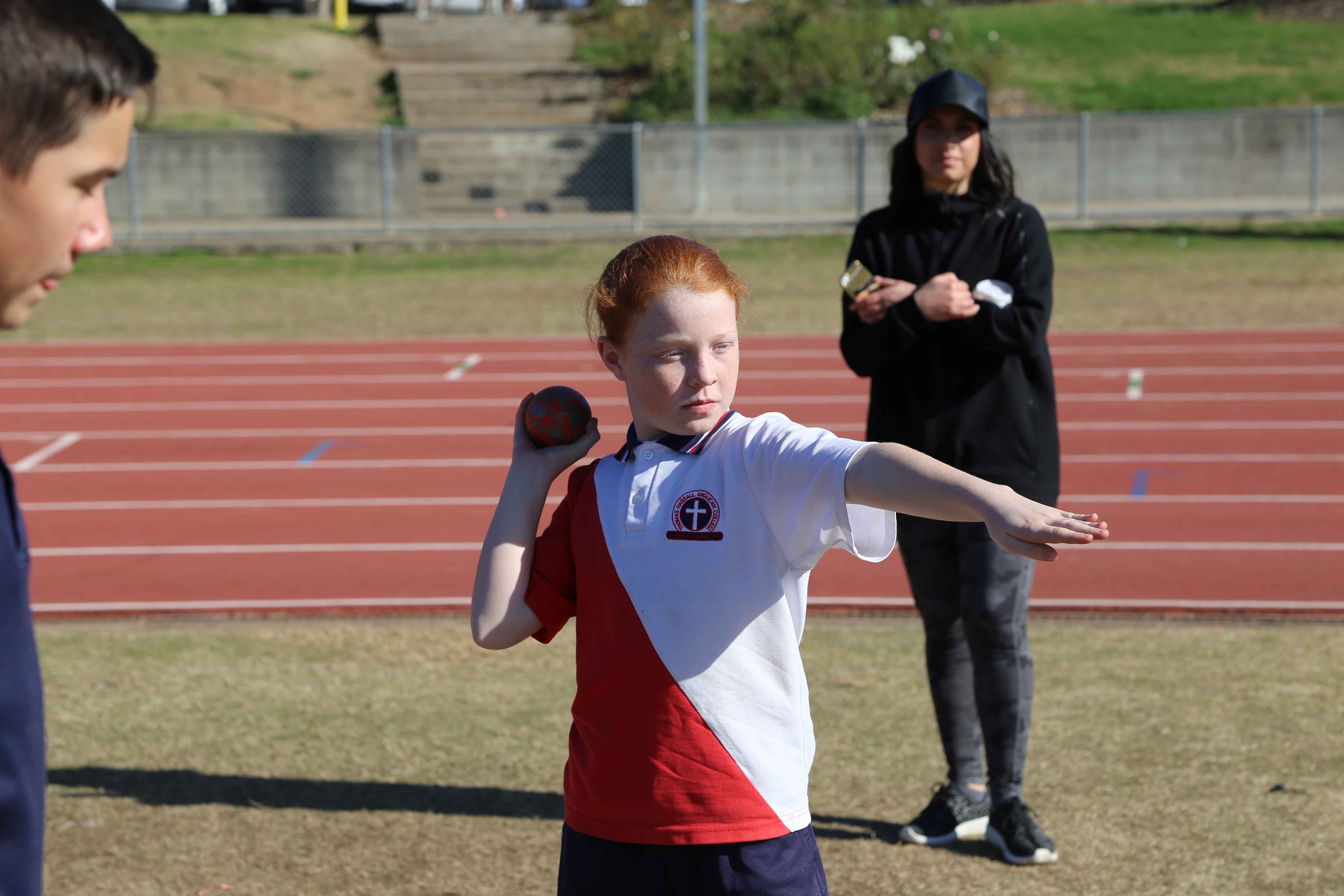 Junior School, Athletics Carnival, shotput