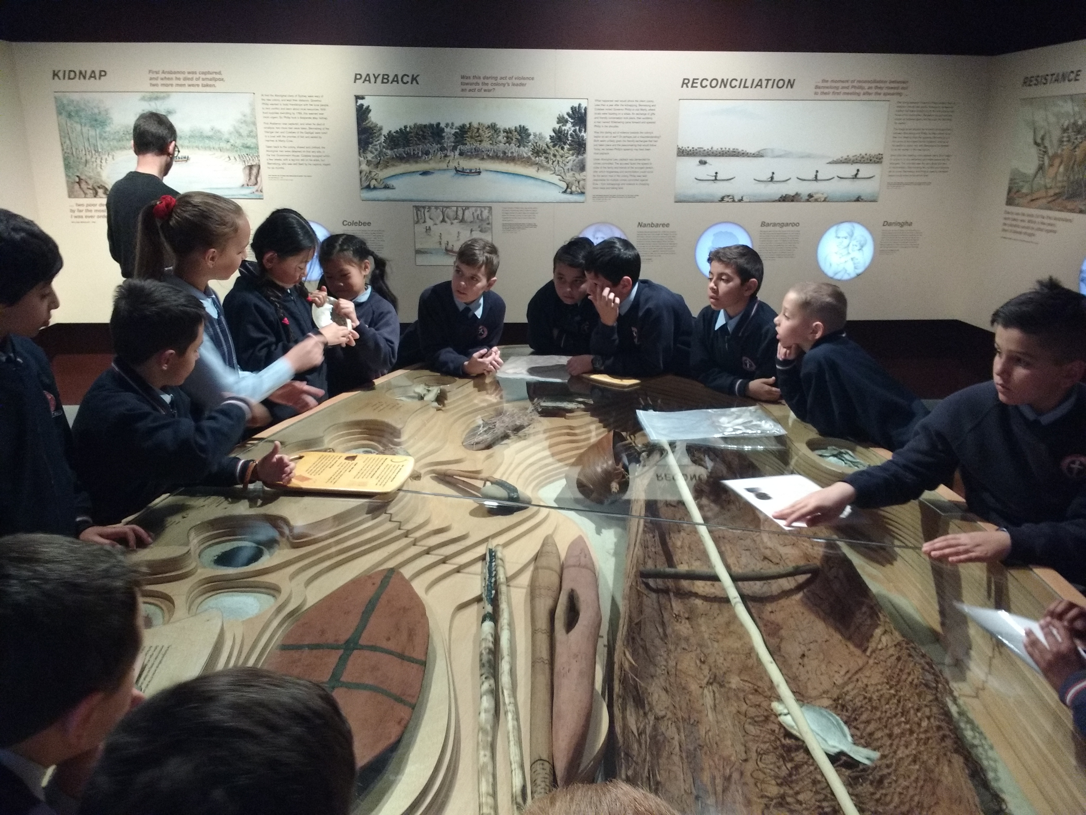 Investigating exhibits