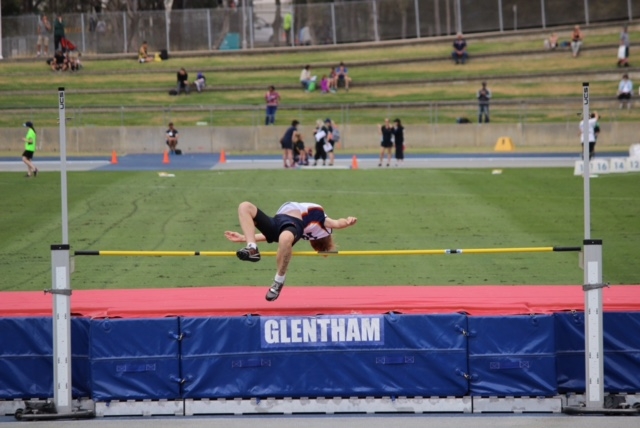 PSSA high jump Luke Moran athletics