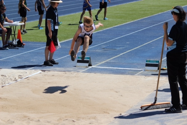 PSSA long jump Luke Moran athletics