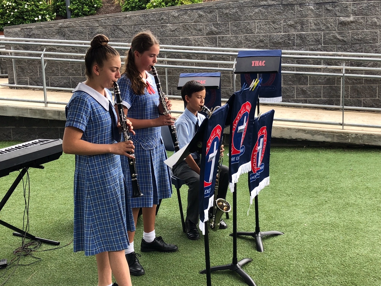 Students musicians perform