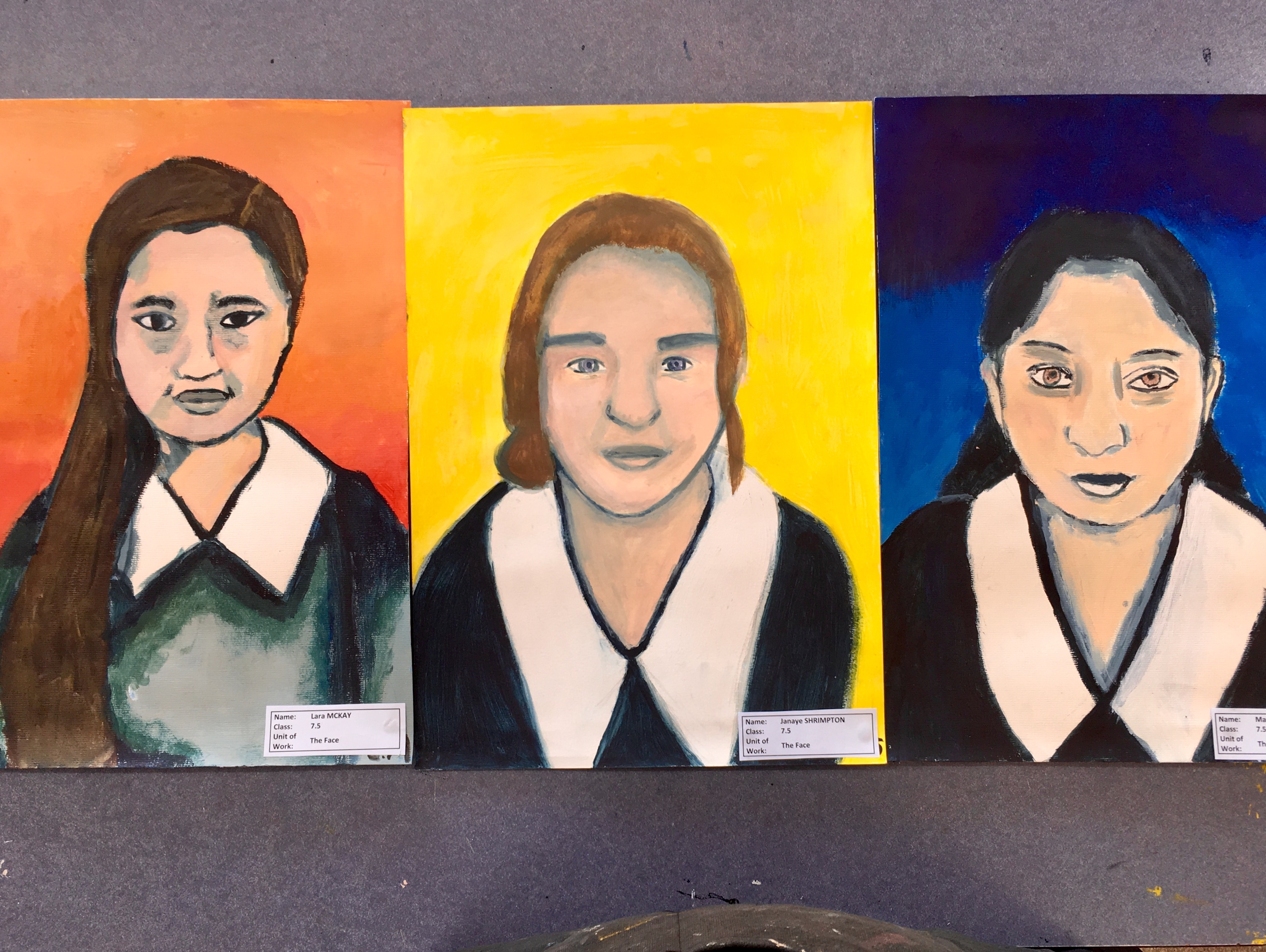 Year7PortraitPainting