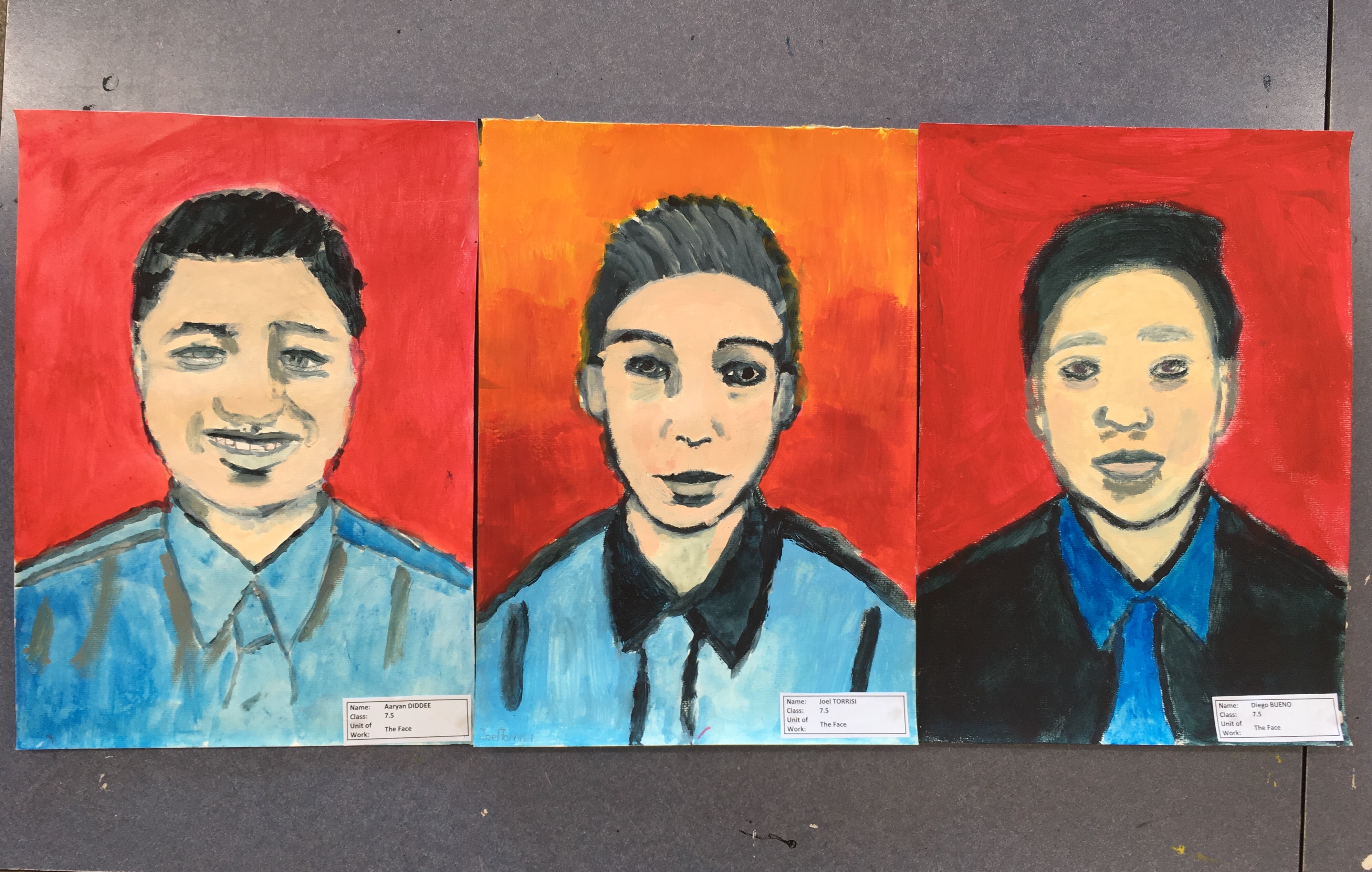 Year7PortraitPainting