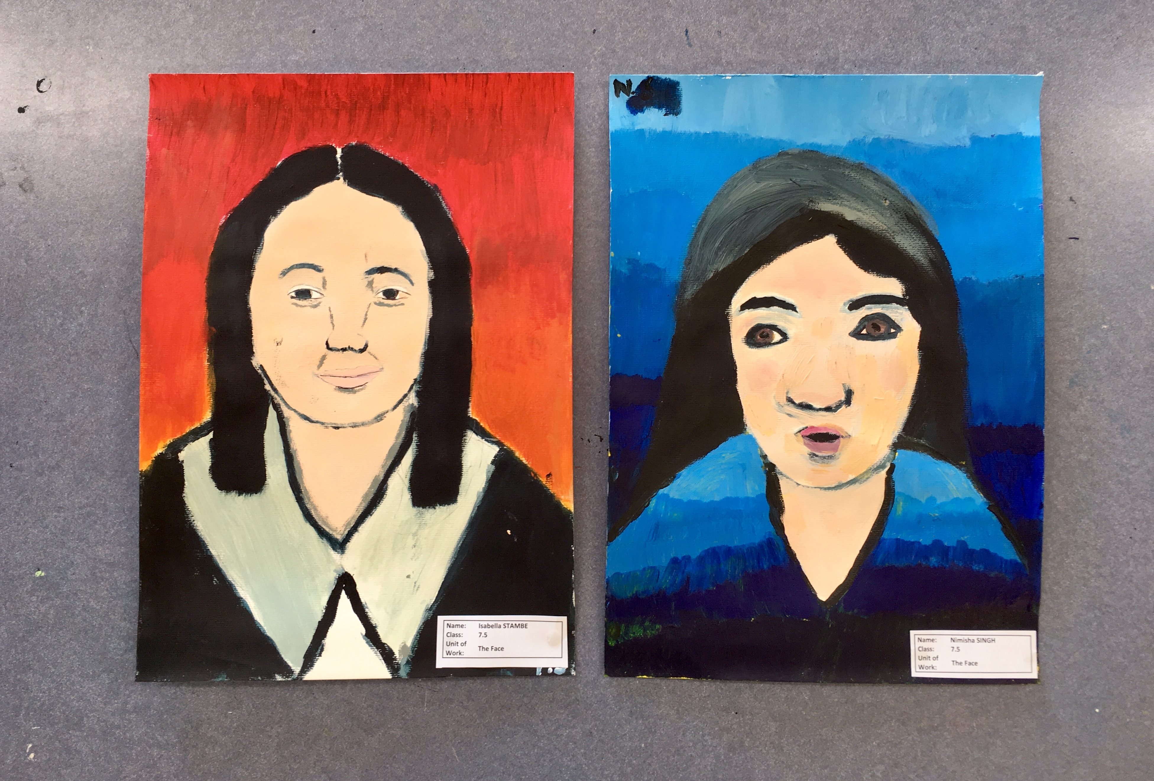 Year7PortraitPainting