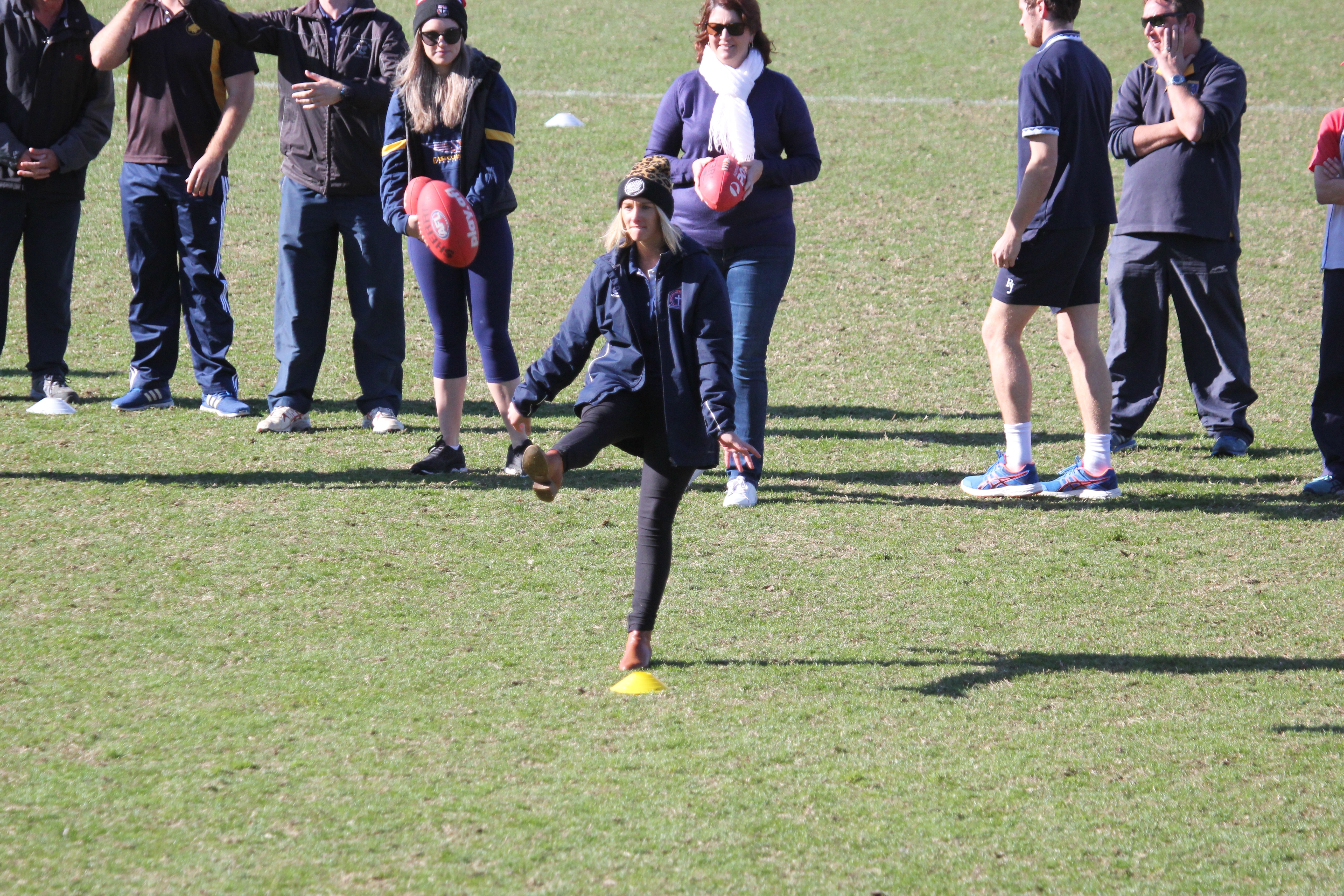 Paul Kelly Cup AFL kicking football