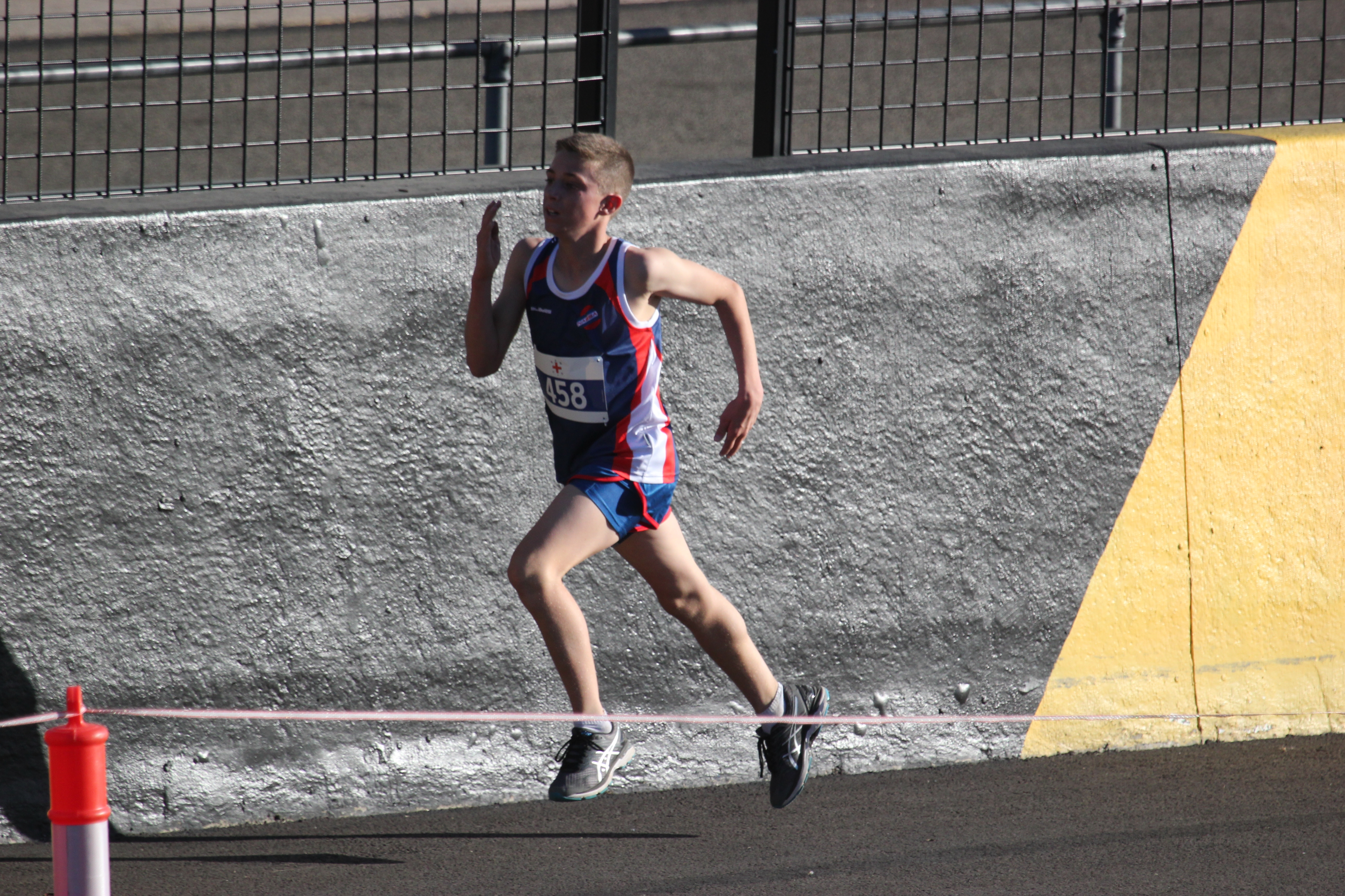 CIS Cross Country runner