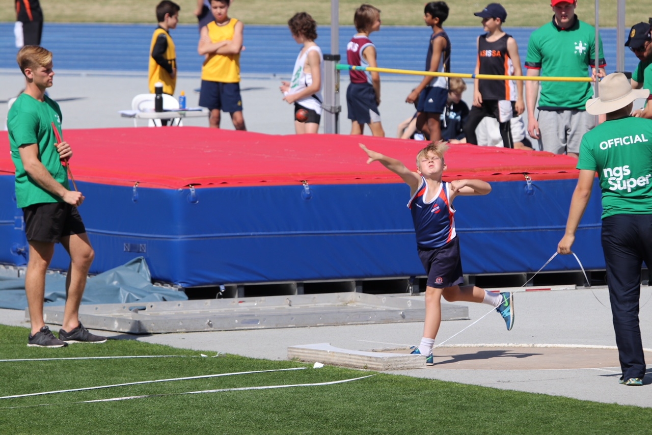 CIS athletics shot put