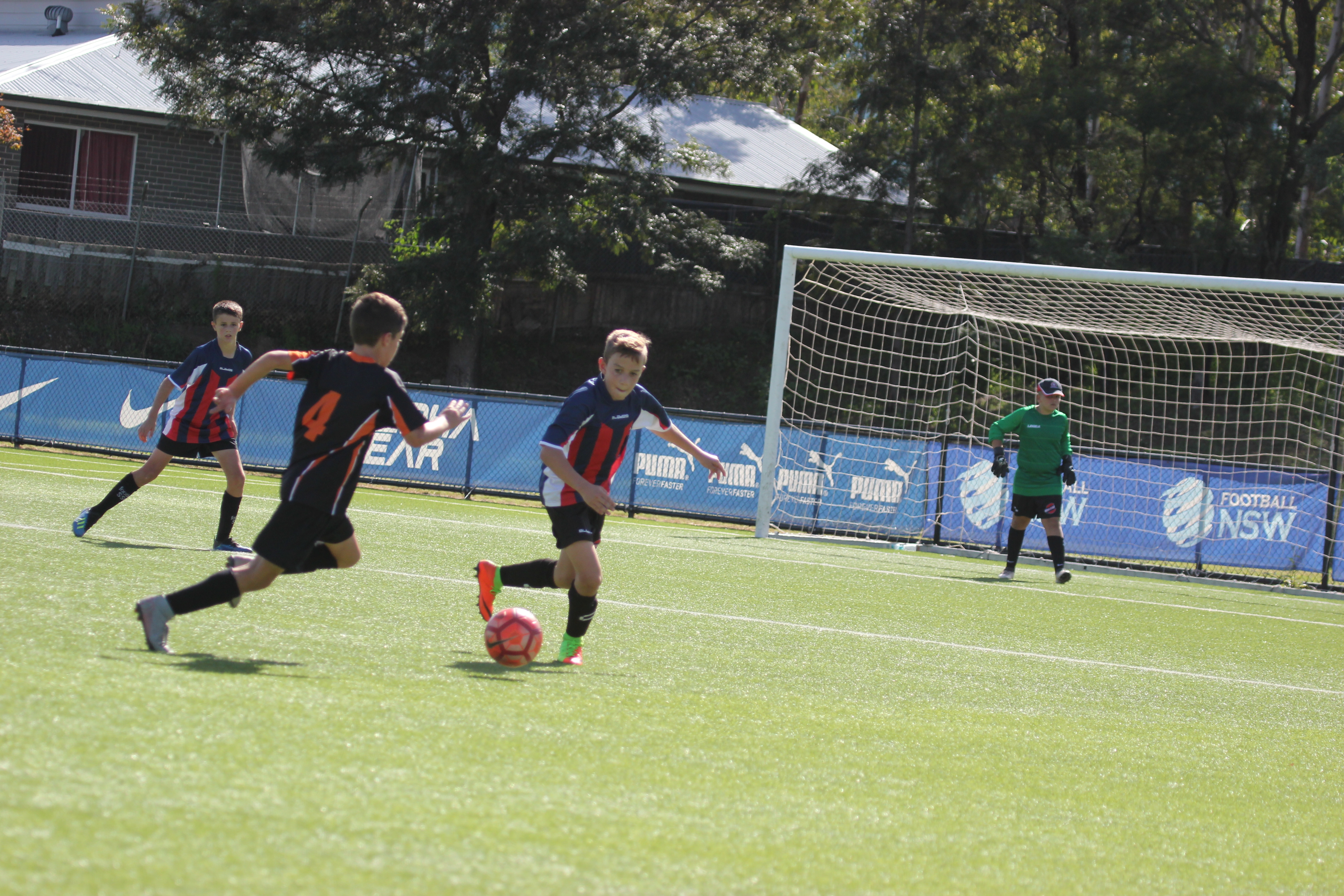 CIS Boys Football Soccer kick ball