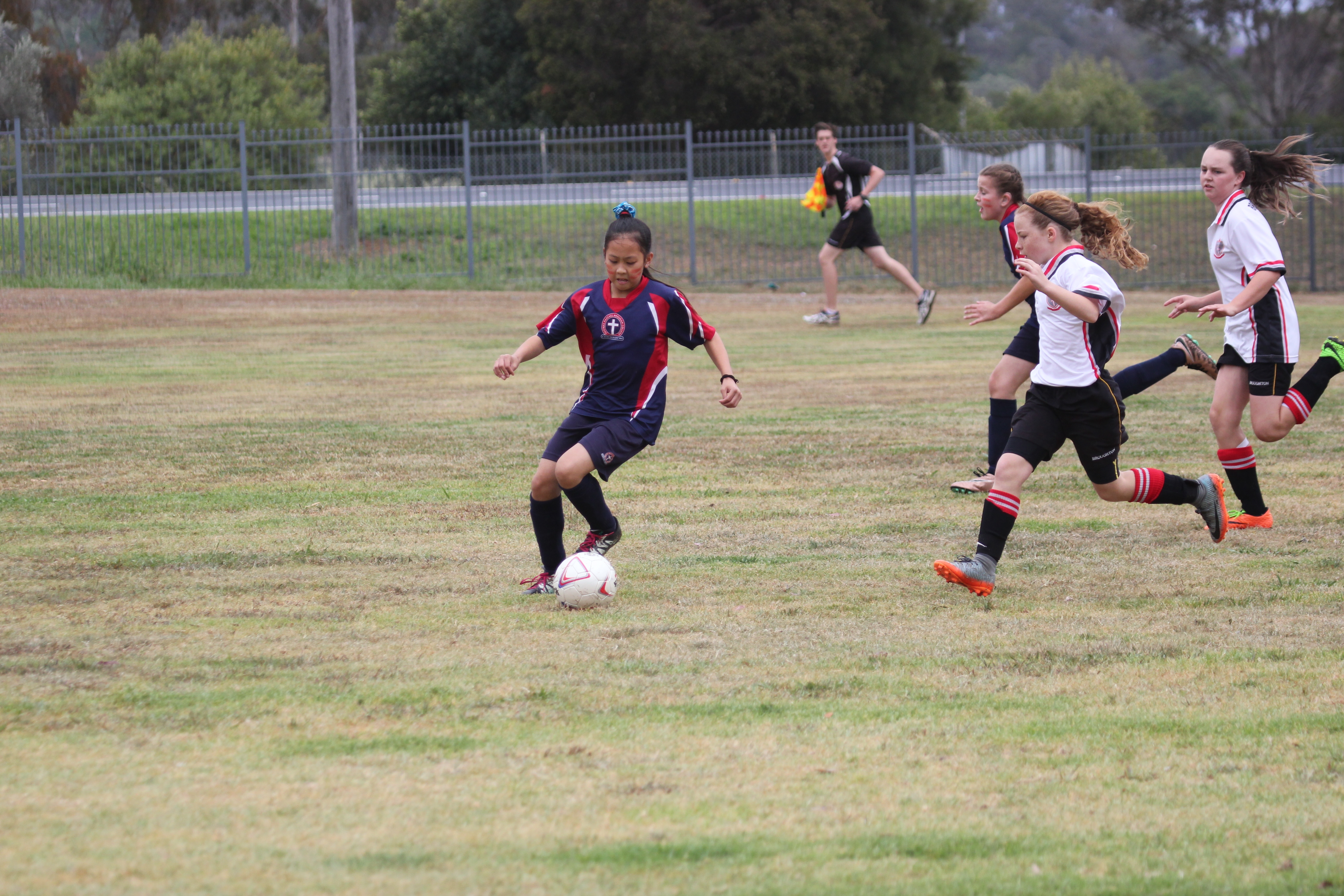 IPSSO girls soccer ball.