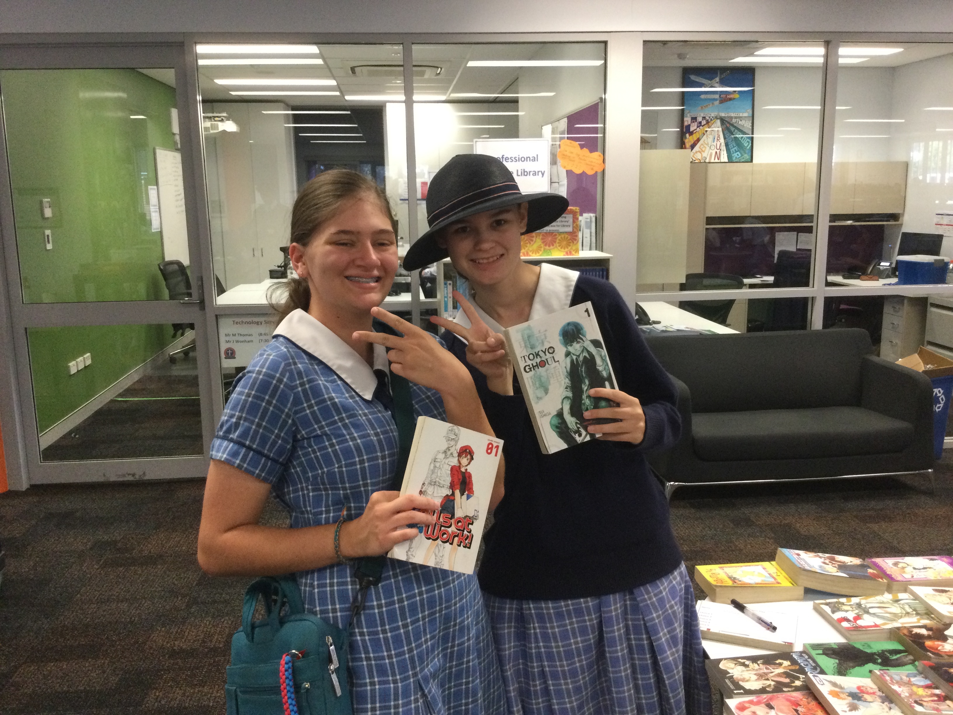 Manga Selection Day in the Senior Library!