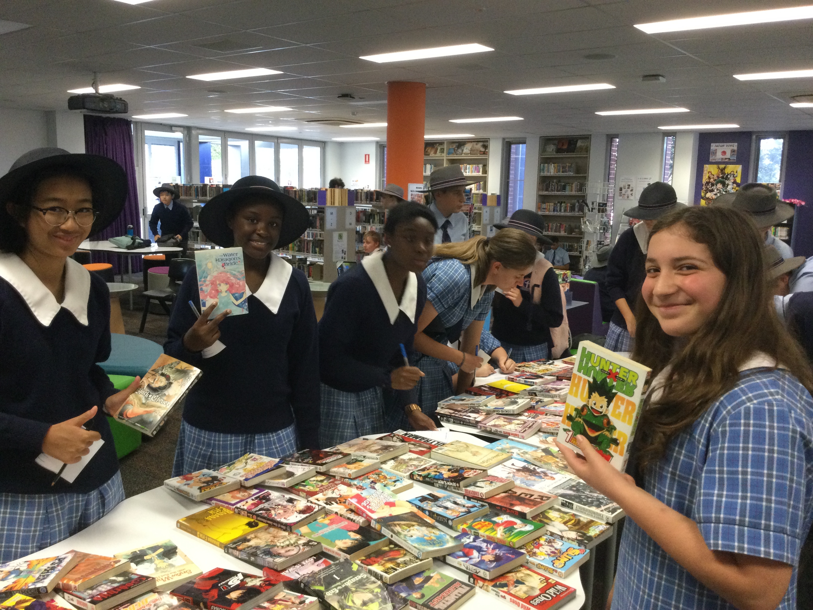 Manga Selection Day in the Senior Library!