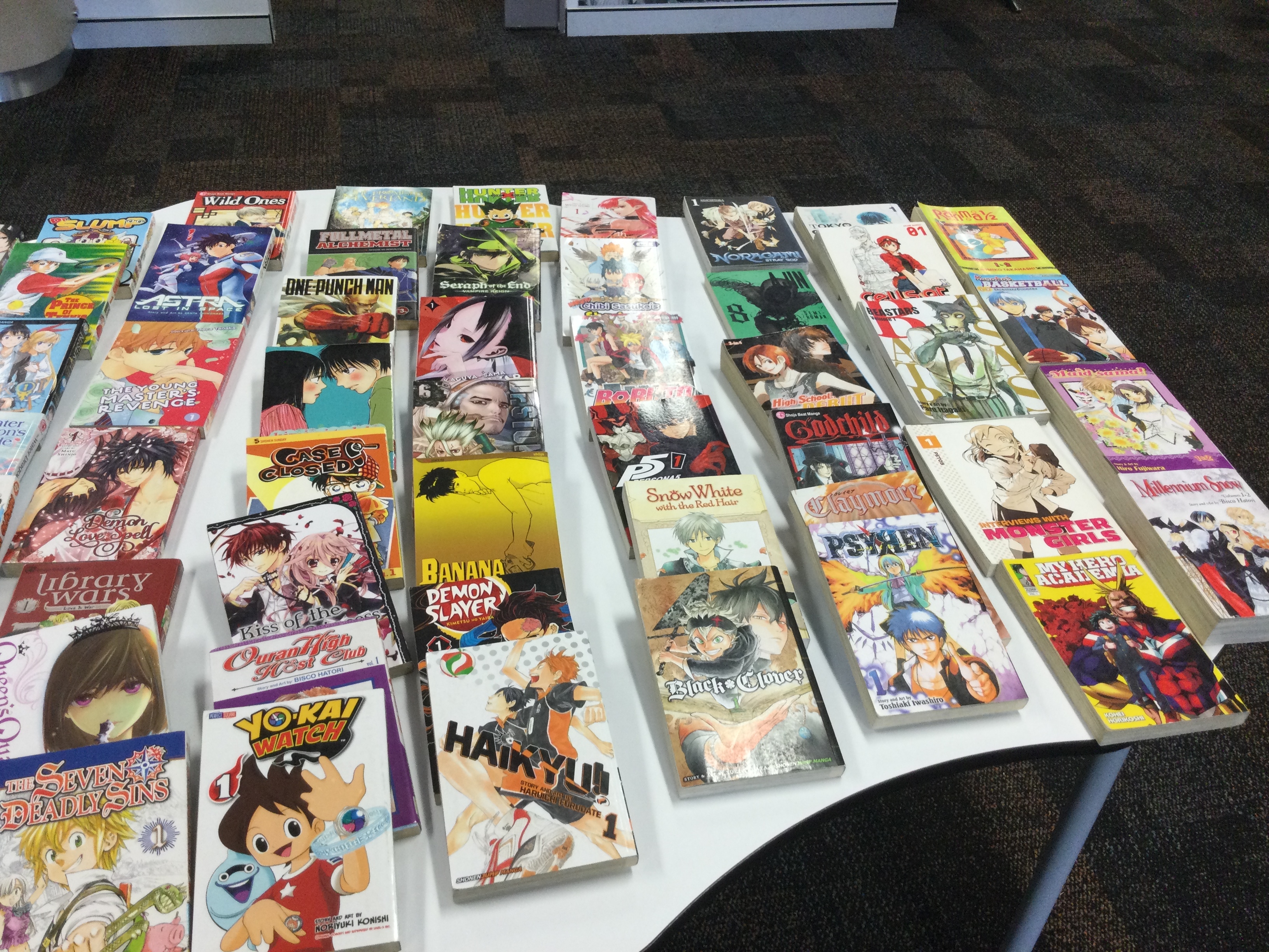 Manga Selection Day in the Senior Library!