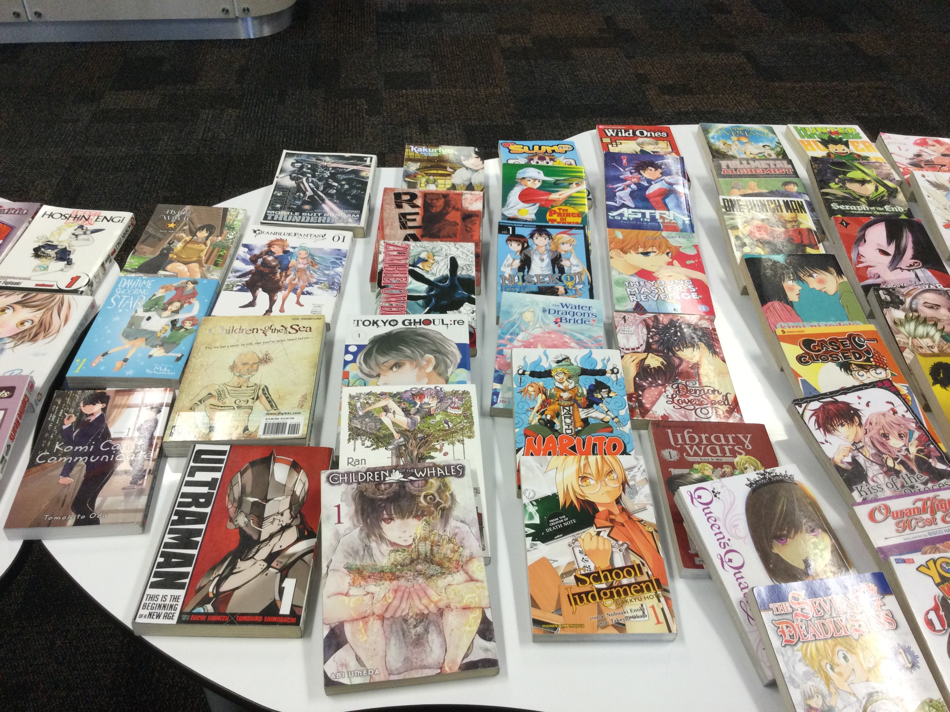 Manga Selection Day in the Senior Library!