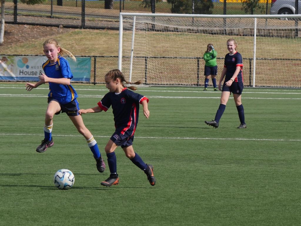 Primary girl football soccer