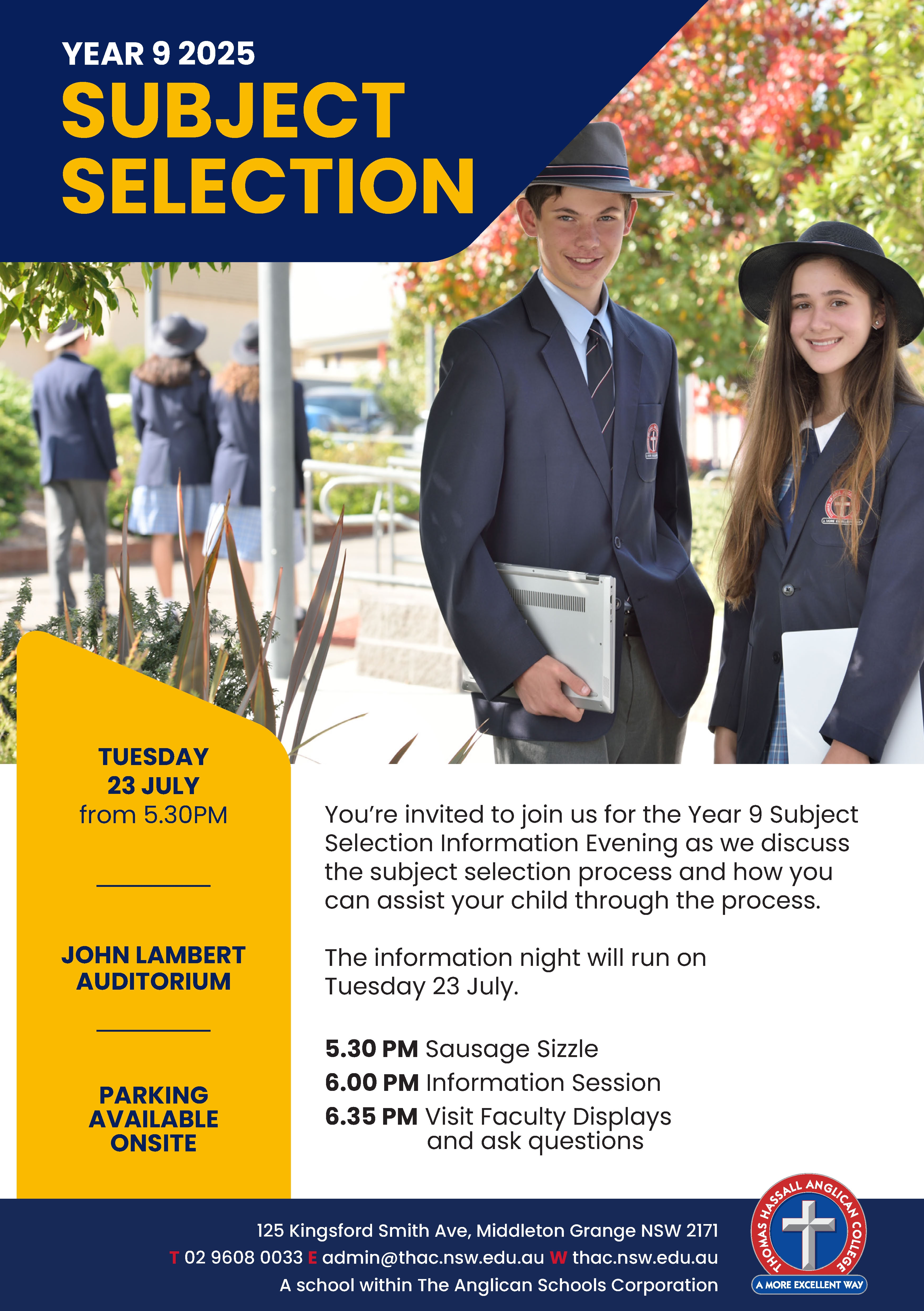 Year 8 Info Night