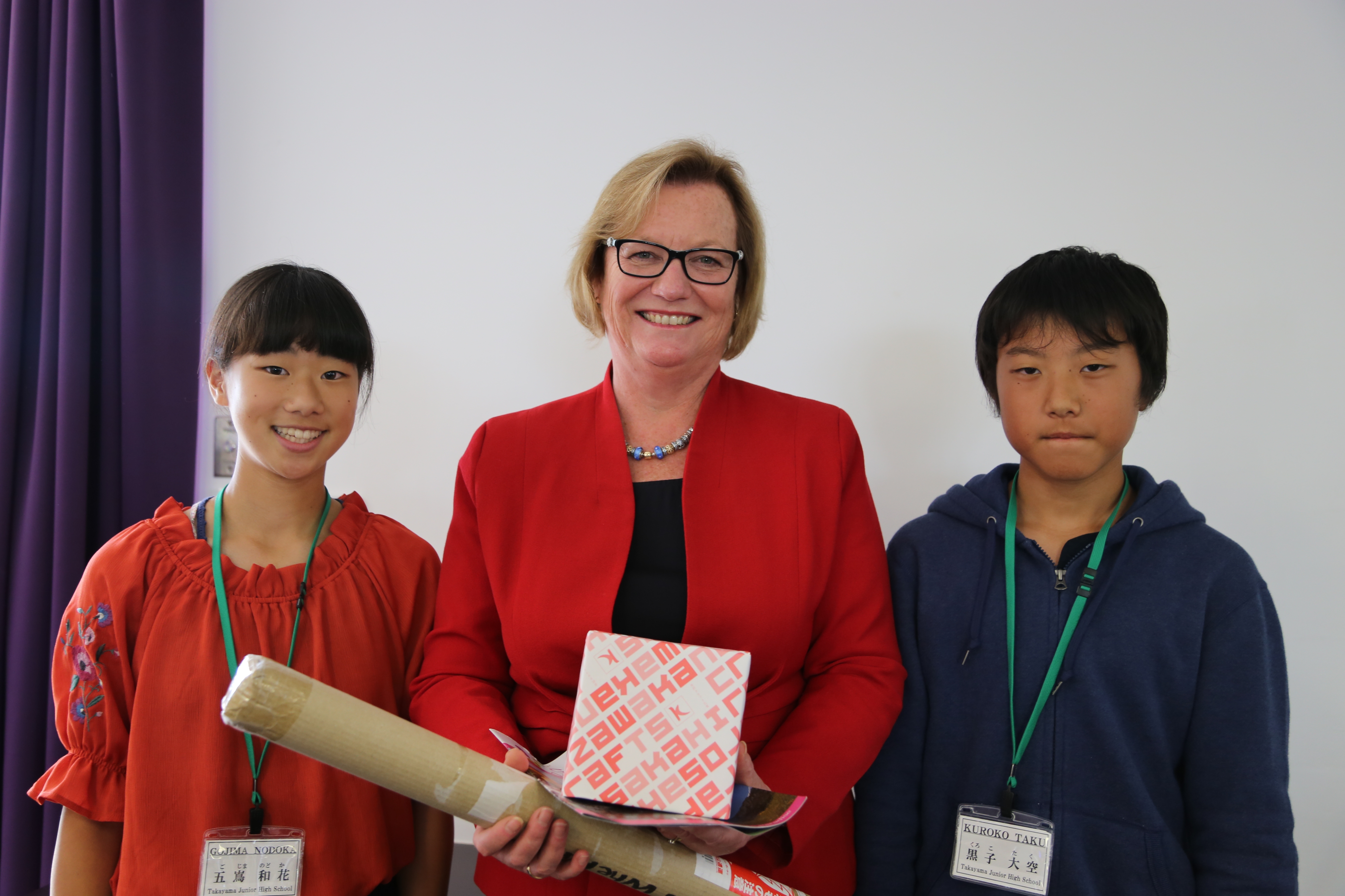 Japan, Takayamura, Sister School, Thomas Hassall, visit, students