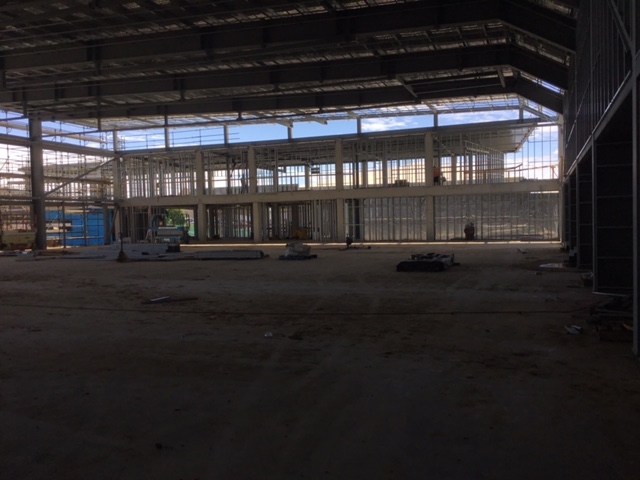 View across the Sports Hall