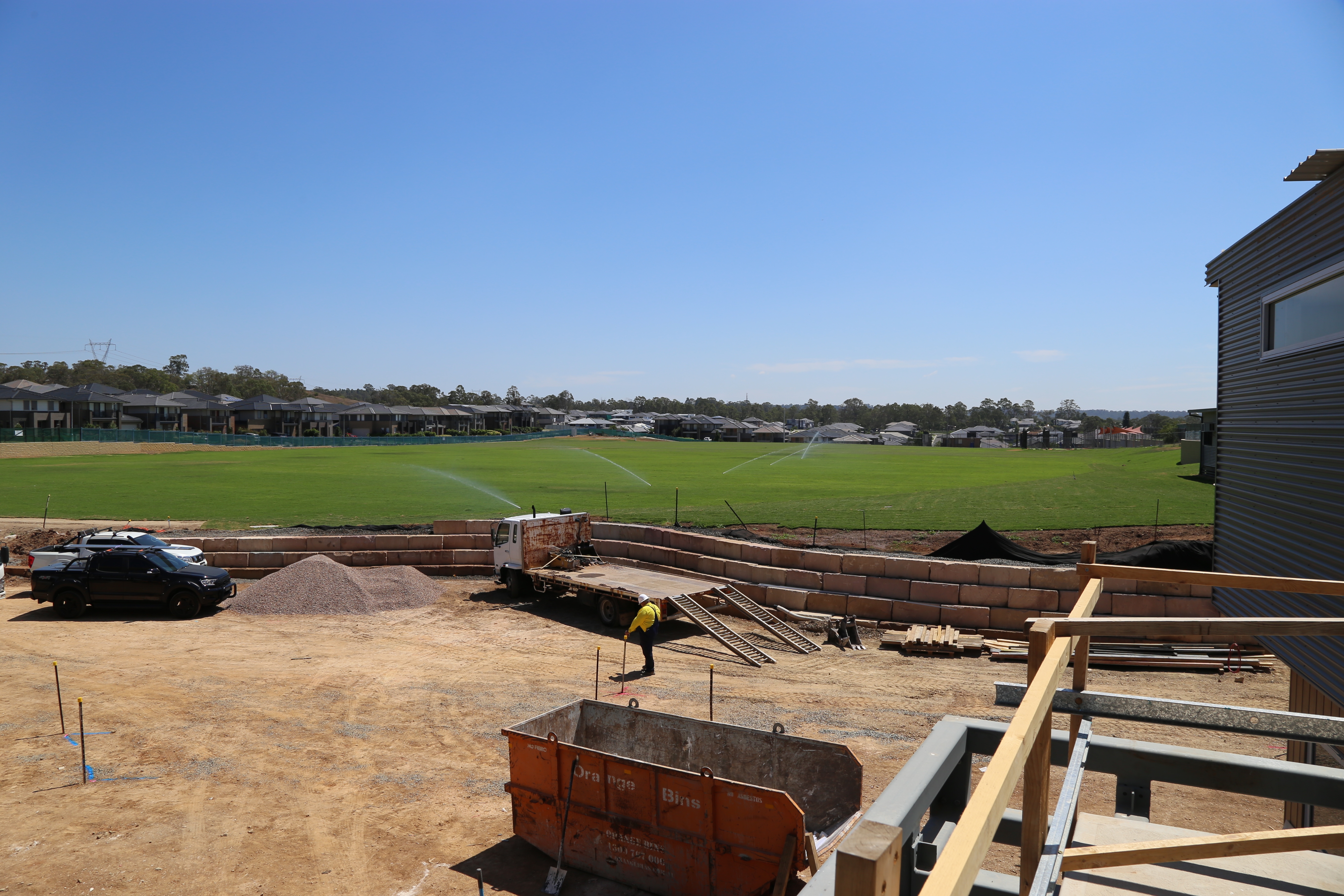 View from the staffroom balcony