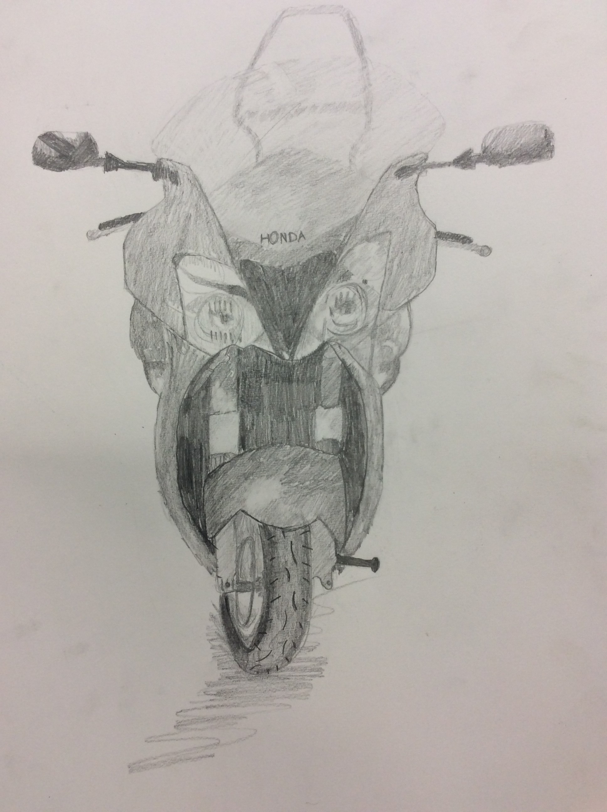 Motorbike Drawing