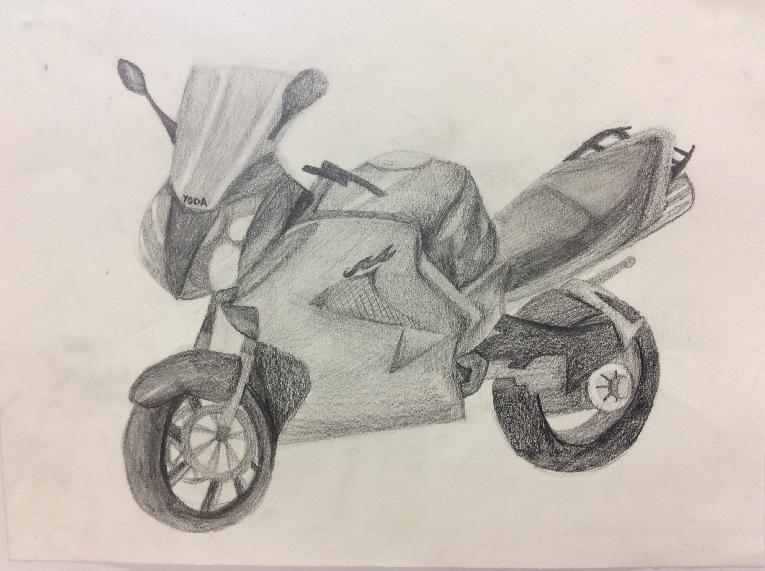 Motorbike Drawing