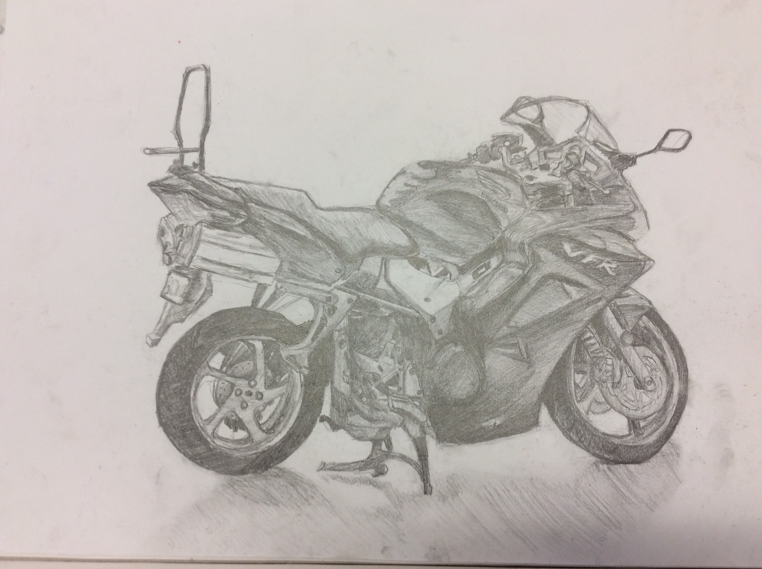 Motorbike Drawing