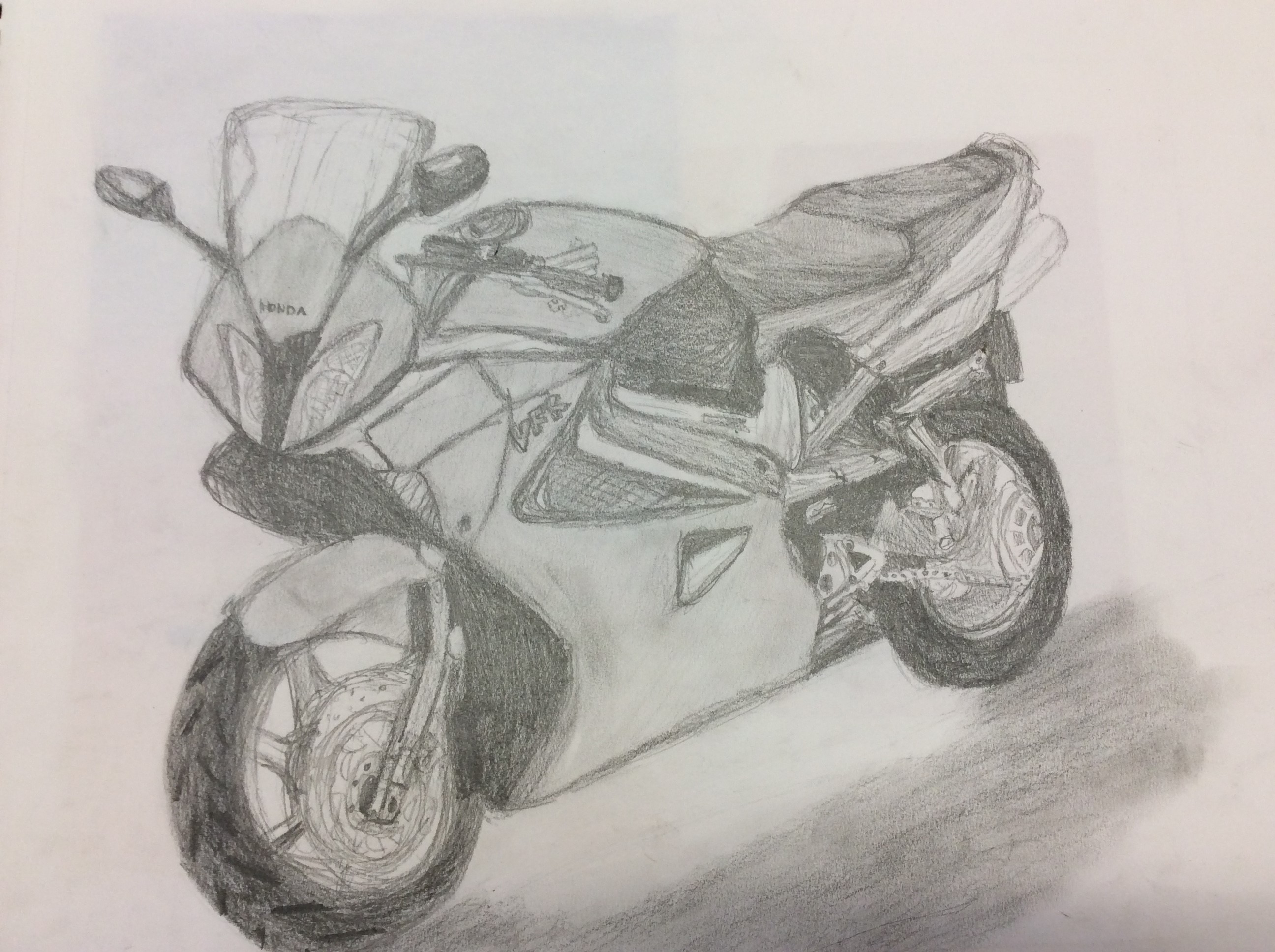 Motorbike Drawing