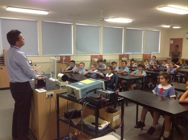 Year two were transfixed by the science experiments