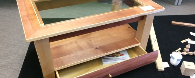 Coffee Table made from Tasmanian Myrtle and Rock Maple Timbers