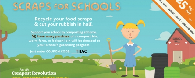 Coupon for compost competition - entry code is THAC