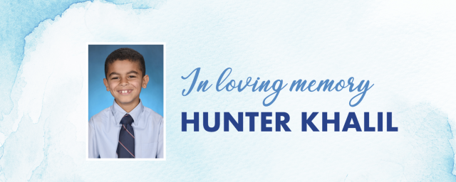 In loving memory of Hunter Khalil