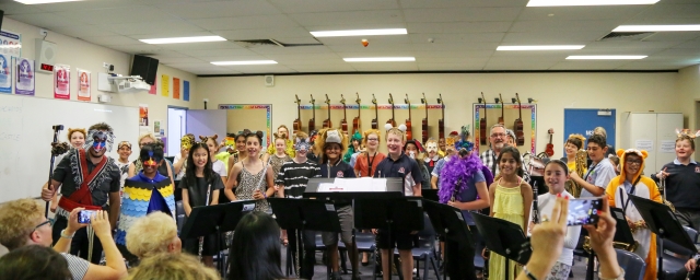 Concert band dress up