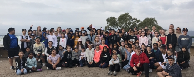 At the top of Mount Ainslie Lookout