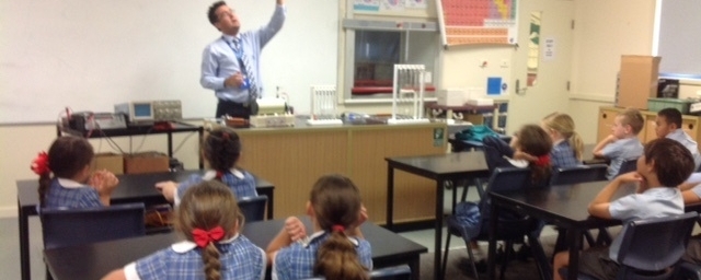 Year Two viti to the High School Science Lab