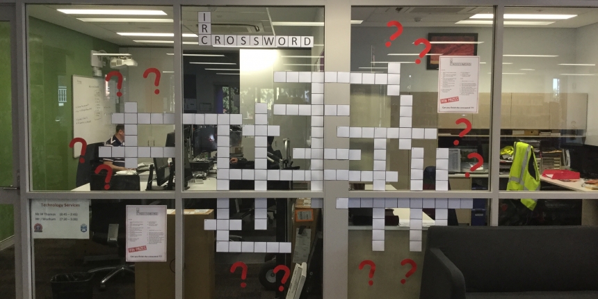 Can you solve the IRC Crossword?