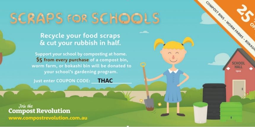 Coupon for compost competition - entry code is THAC