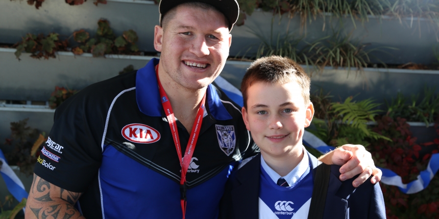 Dads Day in the canteen, MRK, Dads, Cantebury Bulldogs, Bulldogs, fan, Brad Eastwood, Brad Abbey