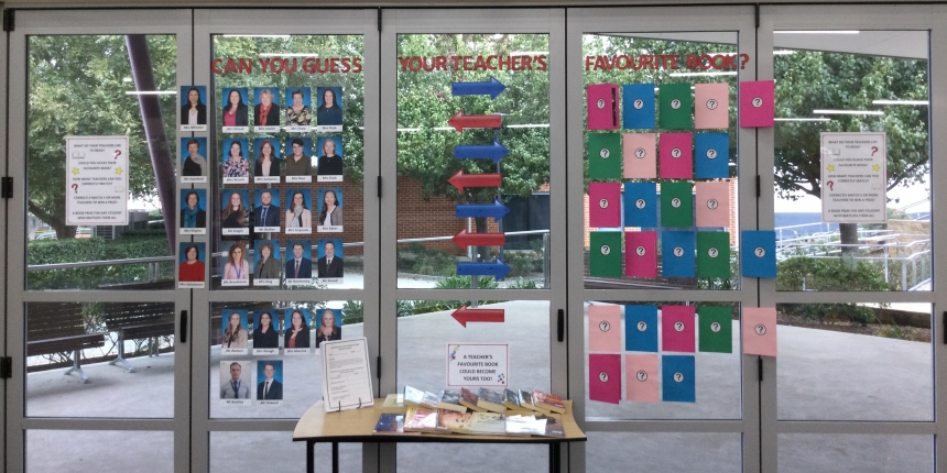 Can you guess your teachers favourite book? - Library Display