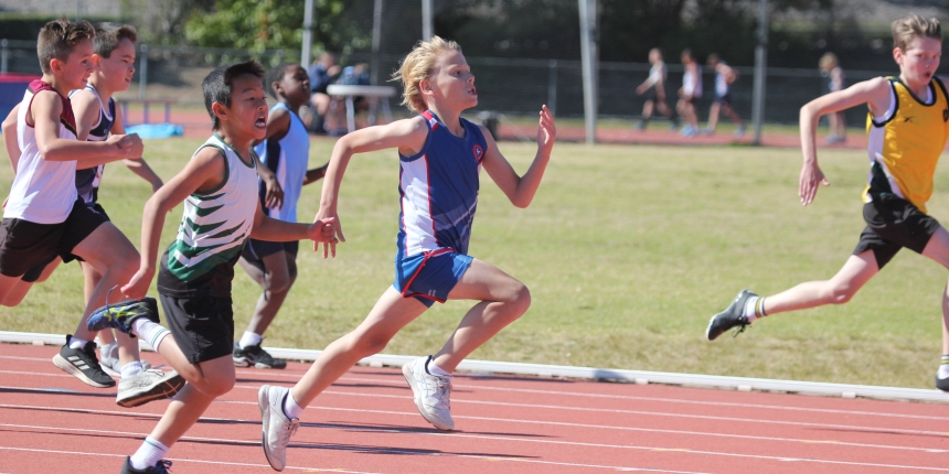 NASSA Primary athletics running