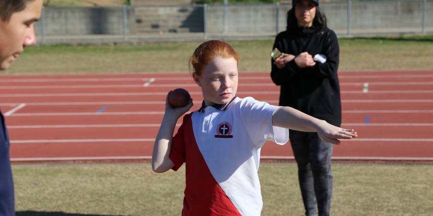 Junior School, Athletics Carnival, shotput