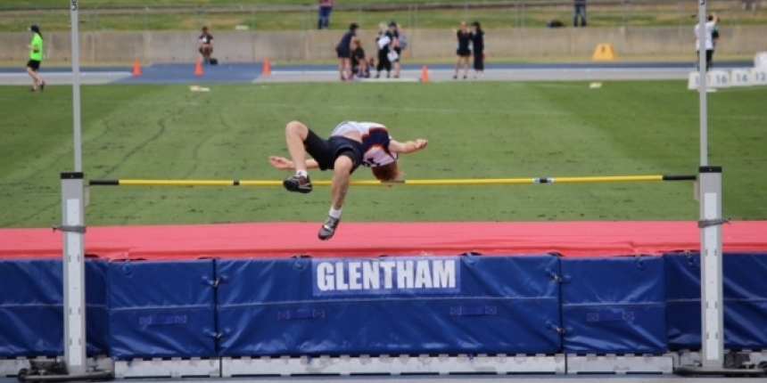 PSSA high jump Luke Moran athletics