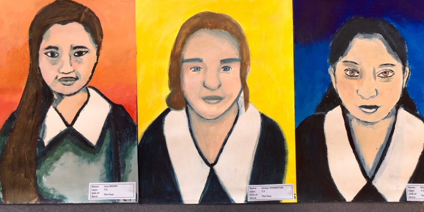 Year7PortraitPainting