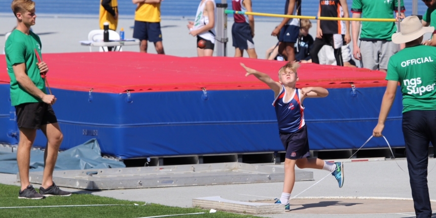 CIS athletics shot put